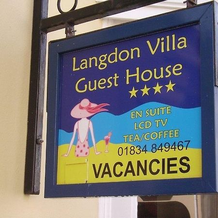Langdon Villa Guest House Tenby Exteriér fotografie